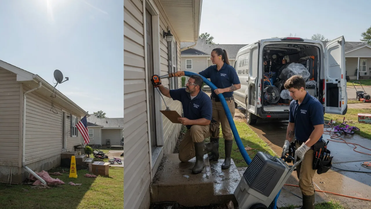 Ceiling Water Damage Restoration in Wilmington, IL near me
